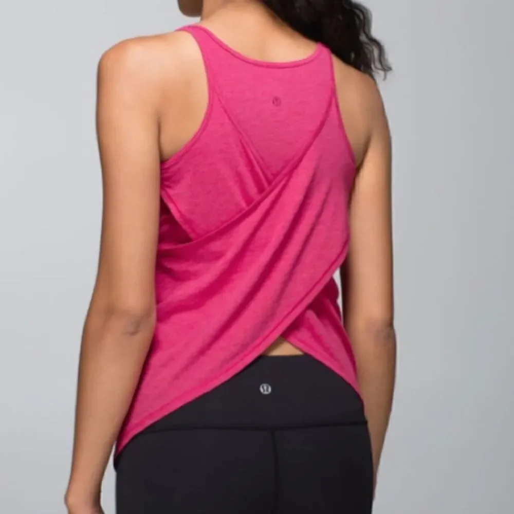 🪦Lululemon Vita Racer Tank Heathered Bumble Berry size 6